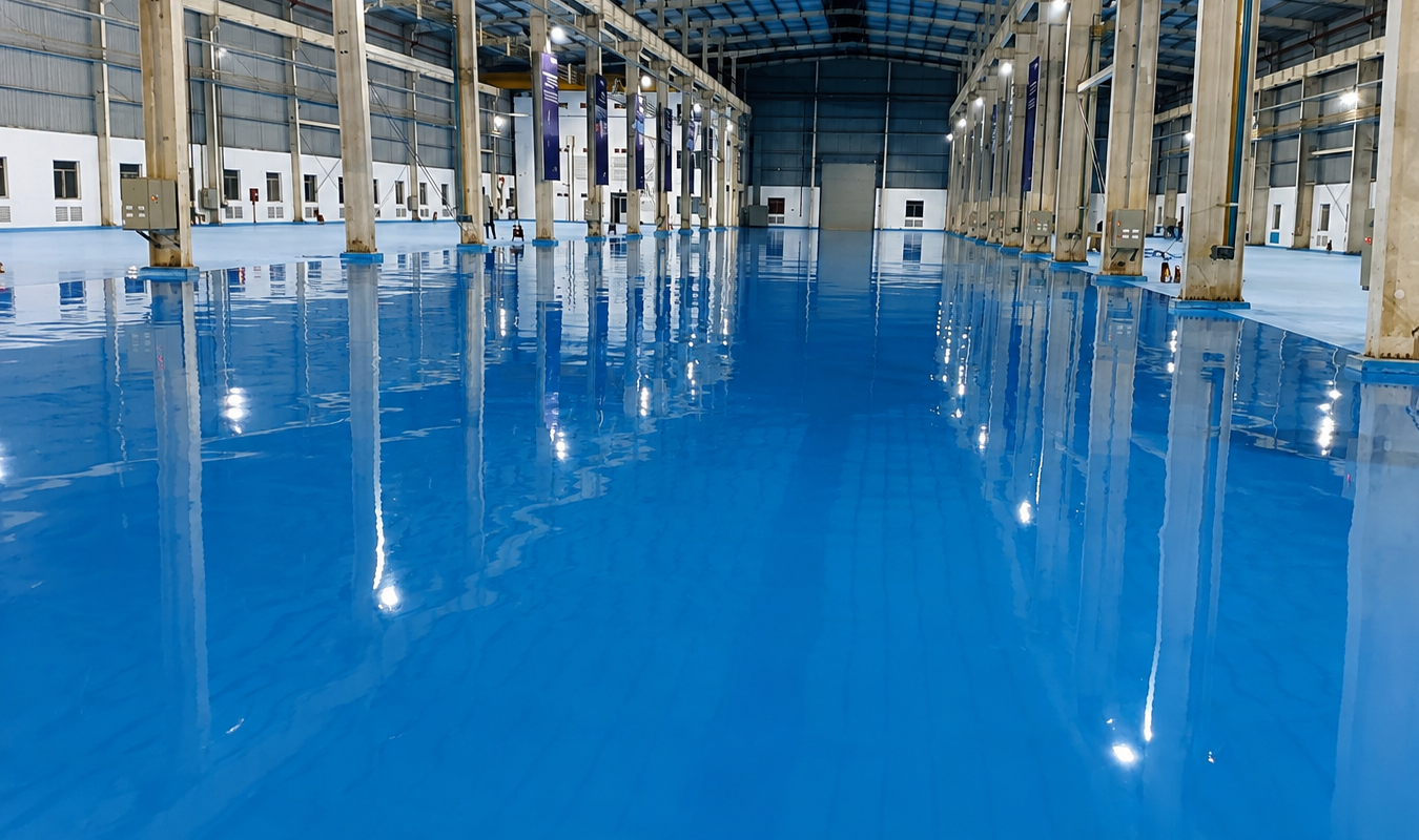 Thi công lớp sơn Epoxy hoàn thiện